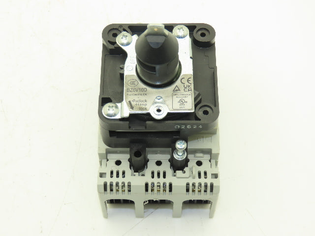 Fuji Electric BZ6V10D EW50RAGU-3P040 Circuit Breaker 40A 3Ph 440V With Hasp Lock