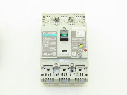 Fuji Electric BZ6V10D EW50RAGU-3P040 Circuit Breaker 40A 3Ph 440V With Hasp Lock