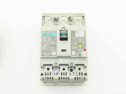 Fuji Electric BZ6V10D EW50RAGU-3P040 Circuit Breaker 40A 3Ph 440V With Hasp Lock