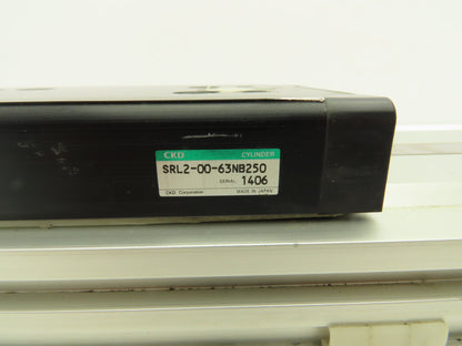 CKD SRL2-00-63NB250 Pneumatic Rodless Air Cylinder Slide 63mm Bore 250mm Stroke