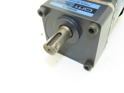 Oriental Motor E4927-M Induction Motor 60W 1450 RPM 115VAC 1PH Pinion Shaft