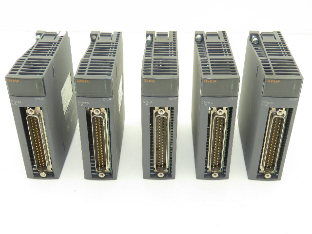 Mitsubishi Electric QY81P Melsec PLC Output Module 12/24VDC Lot of 5
