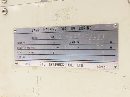 Eye Graphics UE021-426-02CNT Lamp Housing for UV Curing