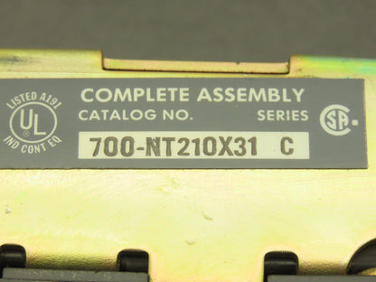 Allen Bradley 700-NT210X31 Pneumatic Time Delay Relay Complete Assembly Ser C