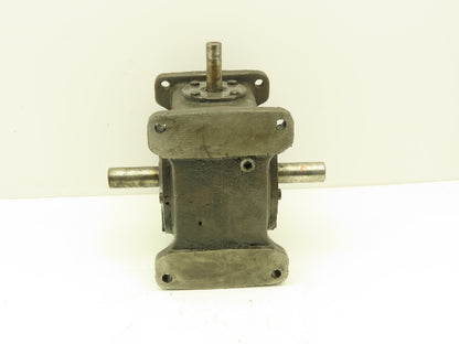 Browning 237U1-LR10 Worm Gearbox 10:1 Reducer 2Hp 175 RPM Dual Shaft Output