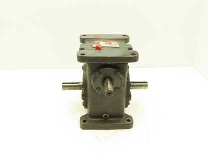 Browning 237U1-LR10 Worm Gearbox 10:1 Reducer 2Hp 175 RPM Dual Shaft Output