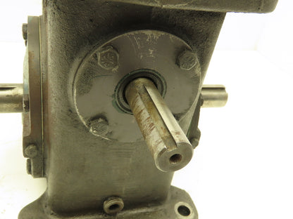 Browning 237U1-LR10 Worm Gearbox 10:1 Reducer 2Hp 175 RPM Dual Shaft Output
