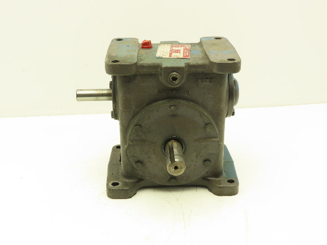 Browning 237U1-LR10 Worm Gearbox 10:1 Reducer 2Hp 175 RPM Dual Shaft Output