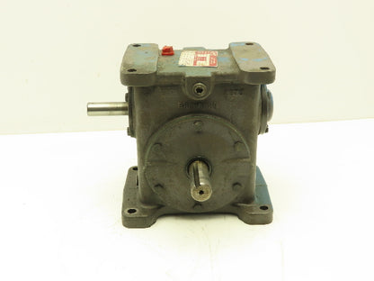 Browning 237U1-LR10 Worm Gearbox 10:1 Reducer 2Hp 175 RPM Dual Shaft Output