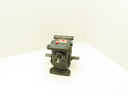 Browning 237U1-LR10 Worm Gearbox 10:1 Reducer 2Hp 175 RPM Dual Shaft Output