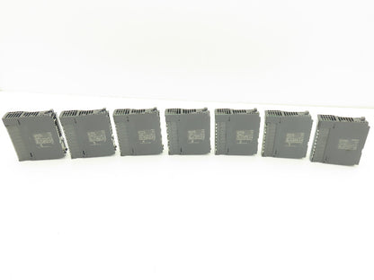 Mitsubishi Electric QY40P Melsec PLC Output Module 12/24 VDC Lot of 7