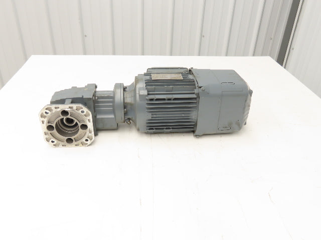 Sew Eurodrive WHF37 DRN90S4/BE2 Brake Gearmotor 1.1Kw 220/380V 1762/112rpm 15.67