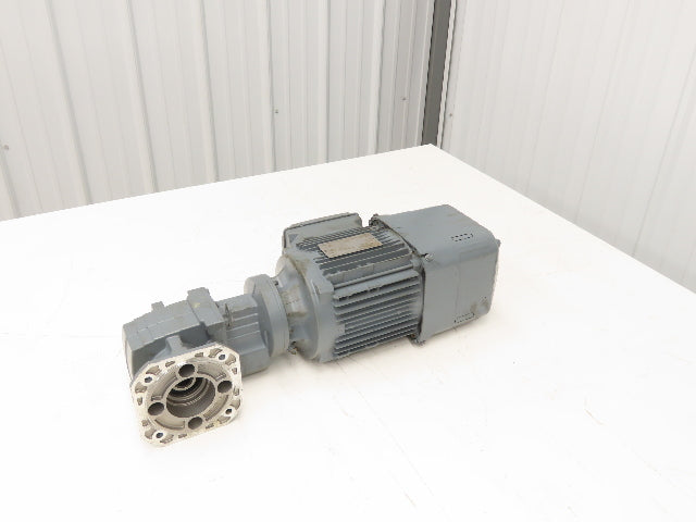 Sew Eurodrive WHF37 DRN90S4/BE2 Brake Gearmotor 1.1Kw 220/380V 1762/112rpm 15.67