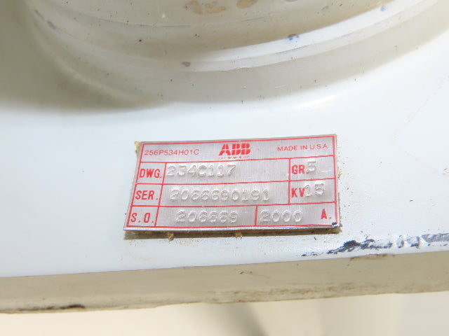 ABB Power T&D Company 234C117 Transformer bushing 15kV 2000A