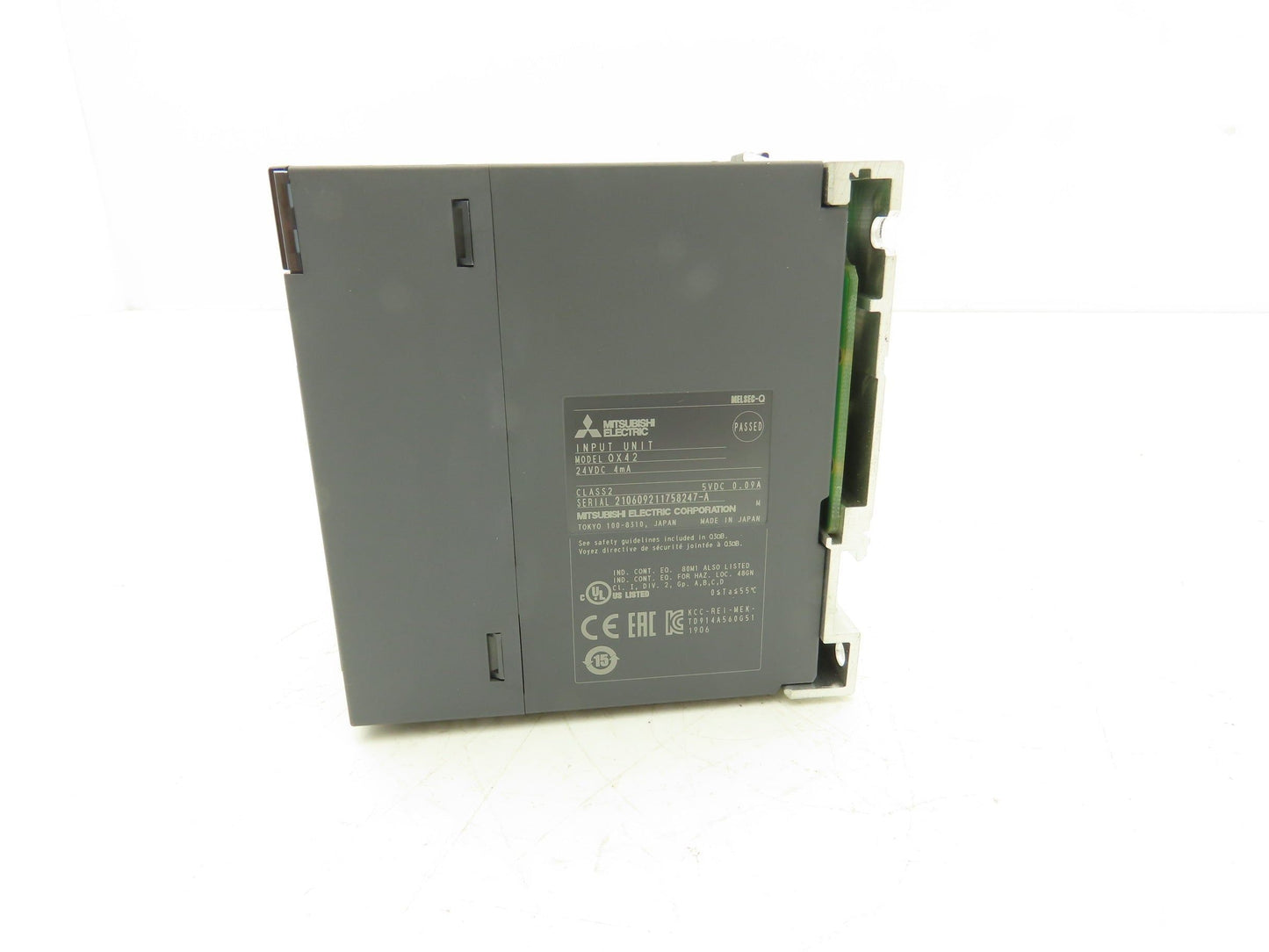 Mitsubishi Electric Q38B Melsec PLC Backplane Rack Power Supply Module 8 Slot