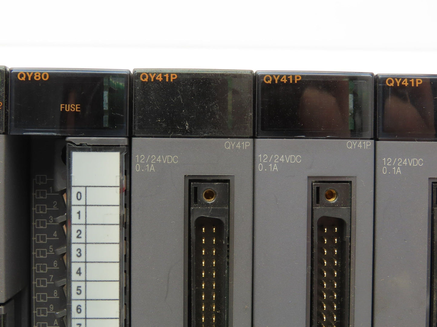 Mitsubishi Electric Q38B Melsec PLC Backplane Rack Power Supply Module 8 Slot