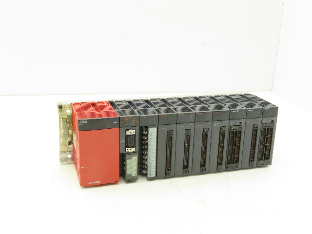Mitsubishi Electric Q38B Melsec PLC Backplane Rack Power Supply Module 8 Slot
