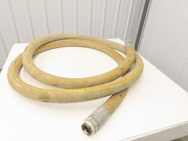 Gates Terminator 2"x 21' Fire Resistant Yellow Rubber Hose 501psi MSHA 2G-IC