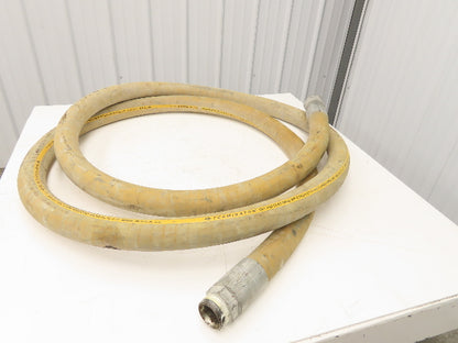 Gates Terminator 2"x 21' Fire Resistant Yellow Rubber Hose 501psi MSHA 2G-IC