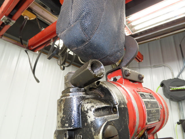 Aro 7700D 1/2 Ton 1000LB Pneumatic Air Chain Hoist 13' Lift 5' Pull Chain