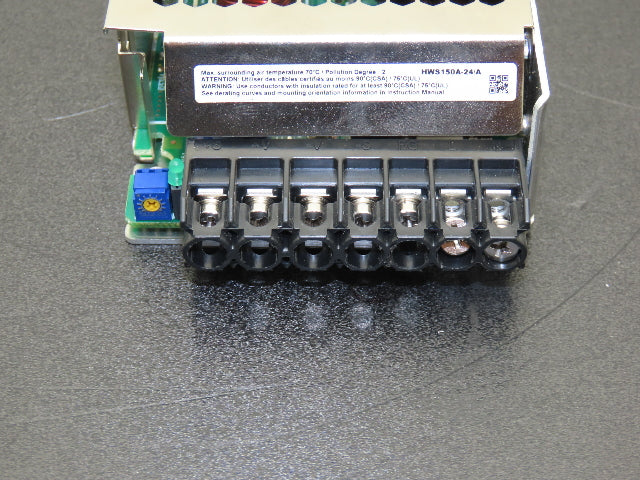 TDK-Lambda HWS150A-24/A Power Supply 24VDC 6.5A Out 120/240VAC 1Ph 2A In