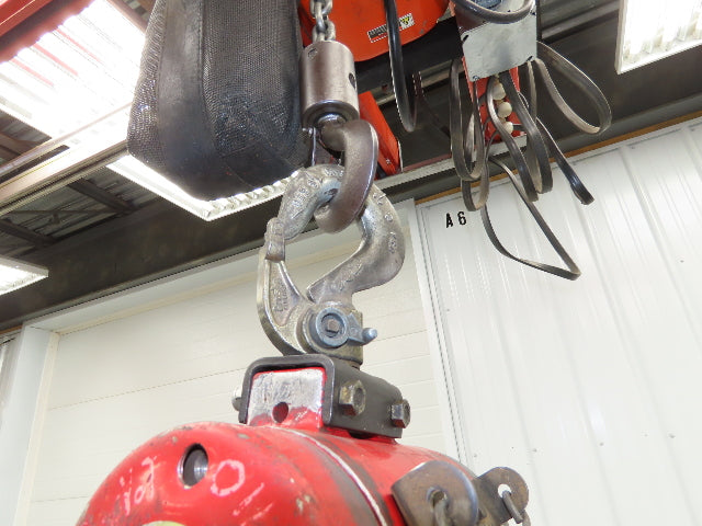 Aro 1/4 Ton 500 LB Pneumatic Air Chain Hoist 10'10" Lift 5' Pull Chain