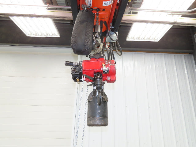 Aro 1/4 Ton 500 LB Pneumatic Air Chain Hoist 10'10" Lift 5' Pull Chain