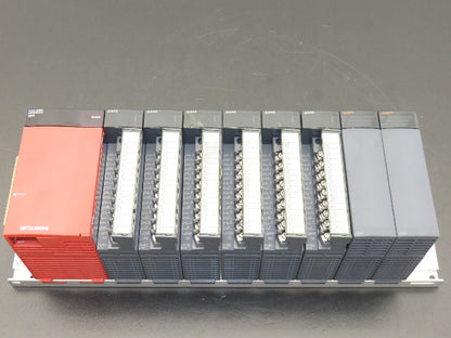 Mitsubishi Electric Q38B Melsec PLC Backplane Rack Power Supply Module 8 Slot