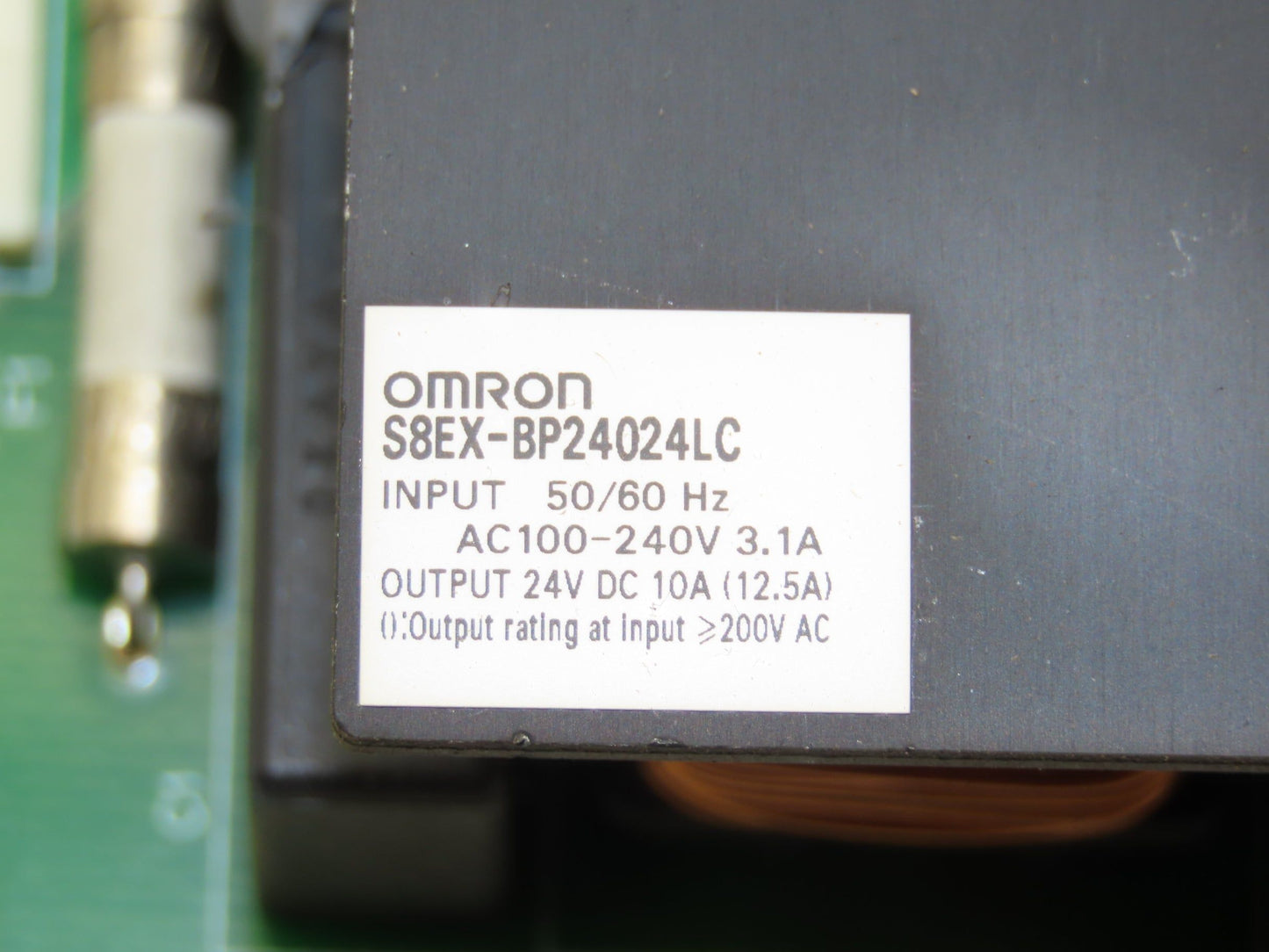 Omron S8EX-BP24024LC Power Supply 24VDC 10A Out 120/240VAC 1Ph 3.1A In