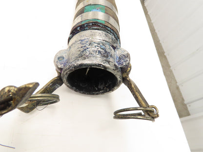 Boston Chemcat 2"ID x 12' Petroleum Chemical Transfer Hose Camlok Ends 200psi