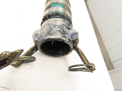 Boston Chemcat 2"ID x 12' Petroleum Chemical Transfer Hose Camlok Ends 200psi