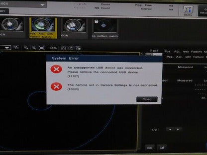 Keyence CV-X422F Vision System 2 Mega Pixel Camera Controller