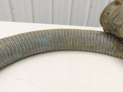 Wilcox 3"ID x 12' Stainless Flexible Chemical Transfer Hose Camlok Ends
