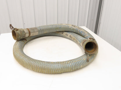 Wilcox 3"ID x 12' Stainless Flexible Chemical Transfer Hose Camlok Ends