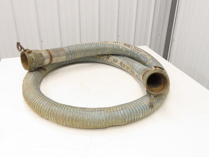 Wilcox 3"ID x 12' Stainless Flexible Chemical Transfer Hose Camlok Ends