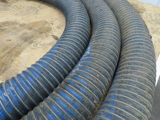 Flexmaster 3"ID x 23' Flexible Blue Chemical Transfer Hose Camlok Ends