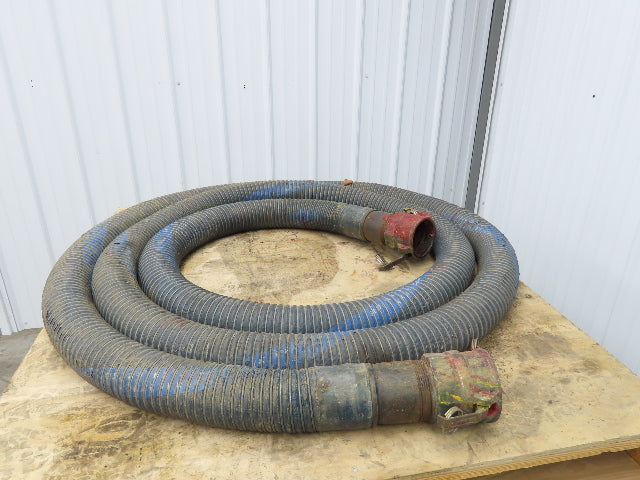Flexmaster 3"ID x 23' Flexible Blue Chemical Transfer Hose Camlok Ends