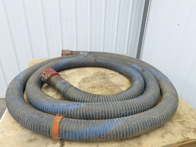 Flexmaster 3"ID x 23' Flexible Blue Chemical Transfer Hose Camlok Ends