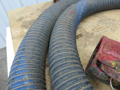 Flexmaster 3"ID x 23' Flexible Blue Chemical Transfer Hose Camlok Ends