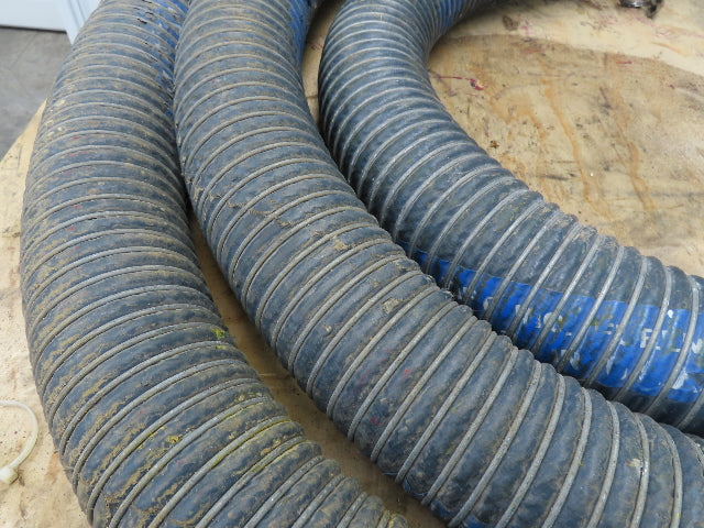 Flexmaster 3"ID x 23' Flexible Blue Chemical Transfer Hose Camlok Ends