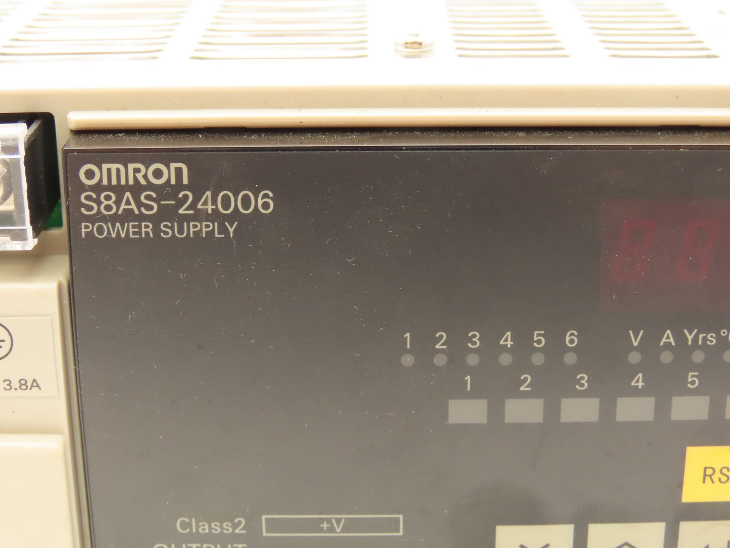 Omron S8AS-24006 Power Supply 6 Channel 24VDC 10A Out 120/240VAC 3.8A 1Ph In
