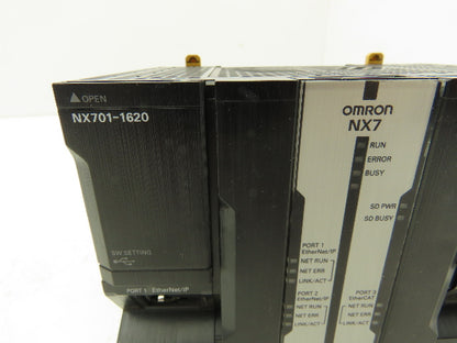 Omron NX701-1620 CPU Unit With SD Card Battery Ver 1.23 jre8 Ver 8.03