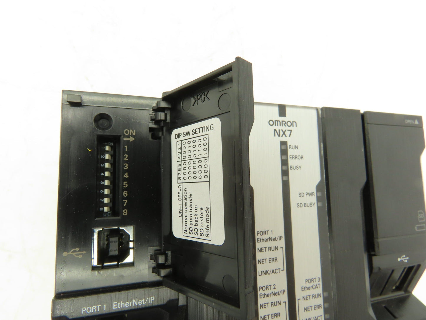 Omron NX701-1620 CPU Unit With SD Card Battery Ver 1.23 jre8 Ver 8.03