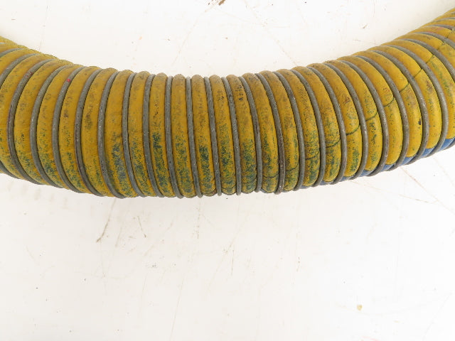 Flexonics Chemflex 3"ID x 12' Flexible Yellow Chemical Transfer Hose Camlok Ends