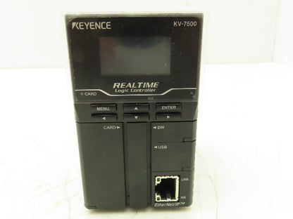 Keyence KV-7500 CPU Processor Module 24VDC 3A