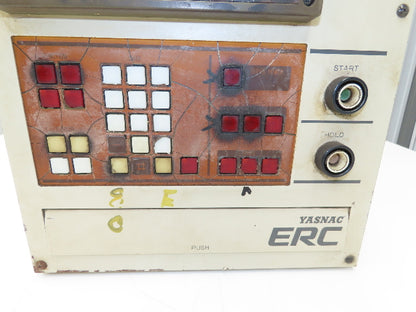 Yasnac JZNC-0P133 Operator Interface with Keyboard and CRT Monitor Panel