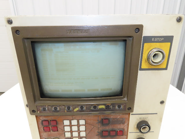 Yasnac JZNC-0P133 Operator Interface with Keyboard and CRT Monitor Panel