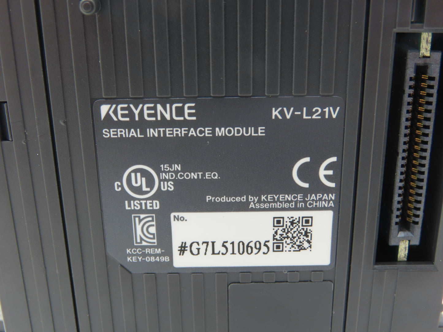 Keyence KV-L21V Serial Communication Unit RS-232C/RS-422A/RS-485 230.4kbps