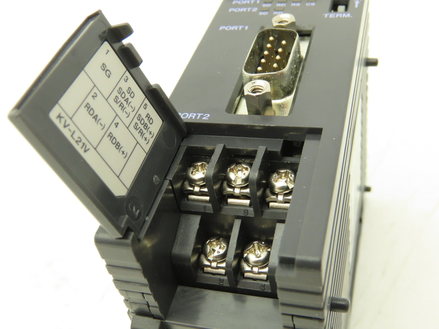 Keyence KV-L21V Serial Communication Unit RS-232C/RS-422A/RS-485 230.4kbps