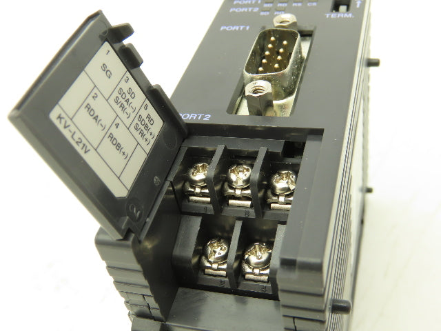 Keyence KV-L21V Serial Communication Unit RS-232C/RS-422A/RS-485 230.4kbps